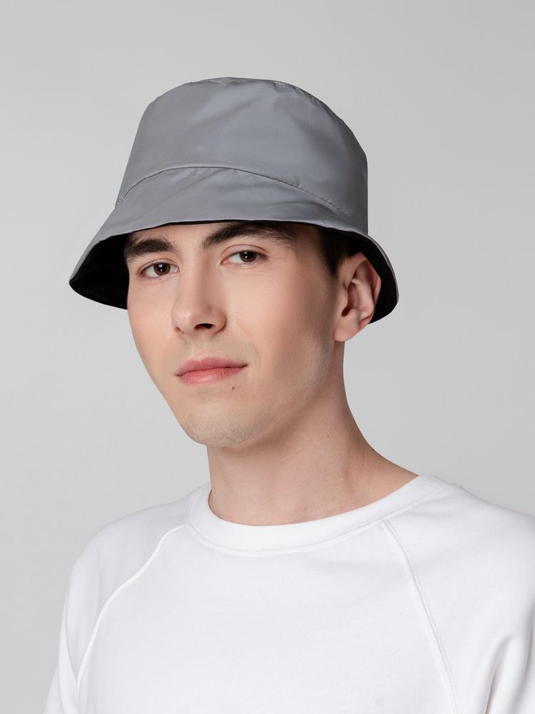 Панама Manifest из светоотражающей ткани, серая / Миниатюра WWW (1000)