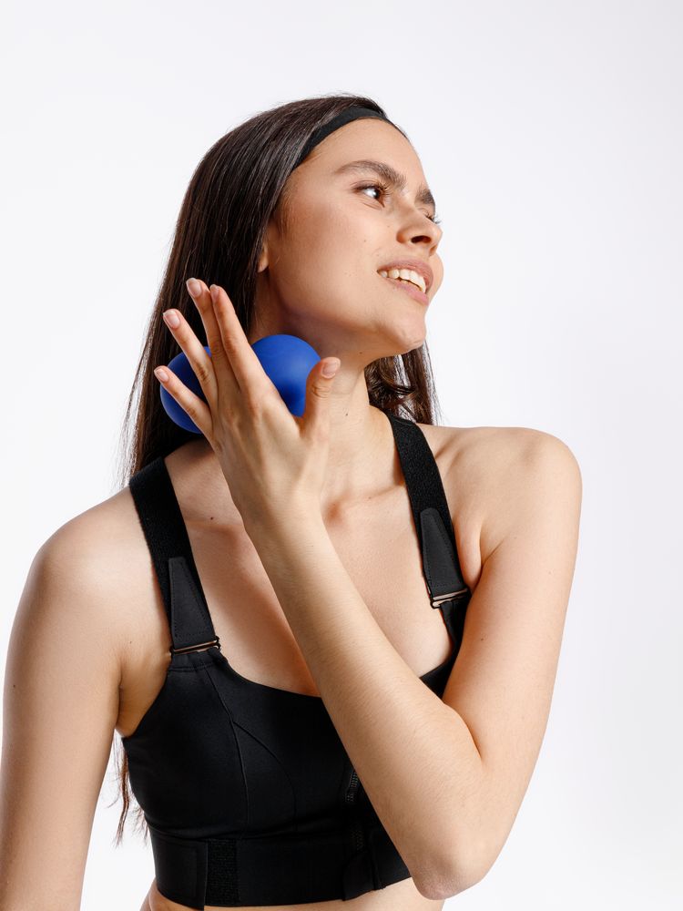 Массажный мяч двойной для MФР Relaxify, синий / Миниатюра WWW (1000)