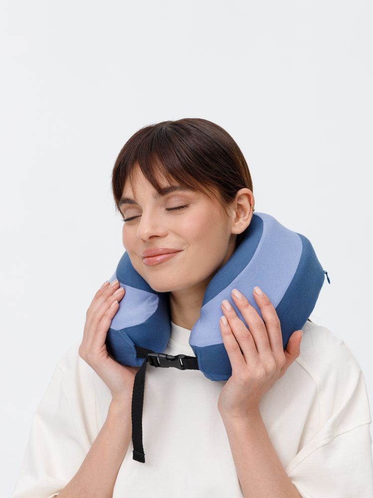 Дорожная подушка Piligrim, голубая / Миниатюра WWW (1000)