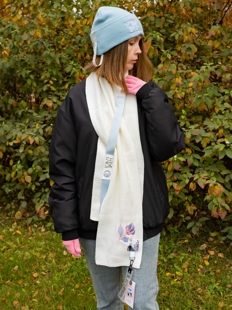 Шапка Urban Flow, голубой меланж / Миниатюра WWW (1000)