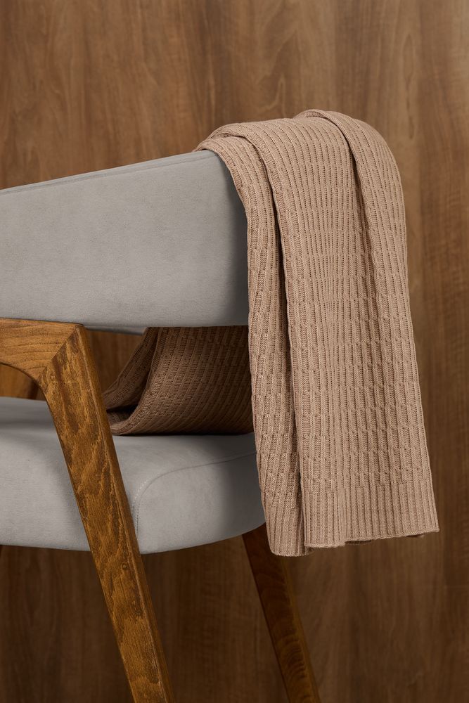 Плед Slumberland, бежевый меланж / Миниатюра WWW (1000)