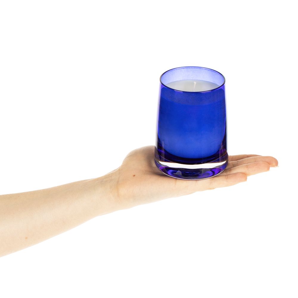 Ароматическая свеча Fragnola, пряная древесина и кардамон, темно-синяя / Миниатюра WWW (1000)