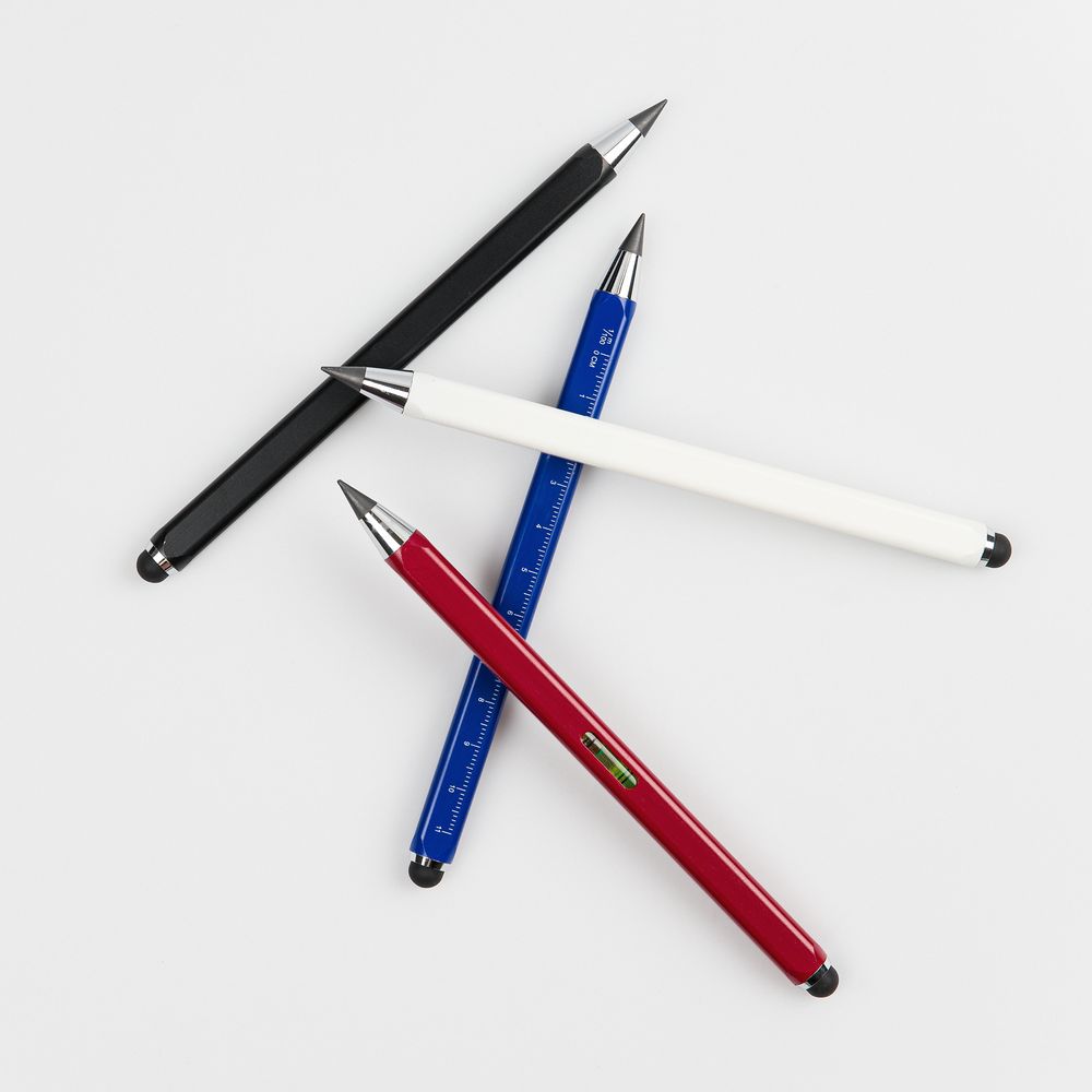 Вечный карандаш Quarta со стилусом, белый / Миниатюра имиджевого (1000)