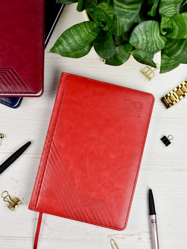 Ежедневник Faro, датированный, красный / Миниатюра WWW (1000)