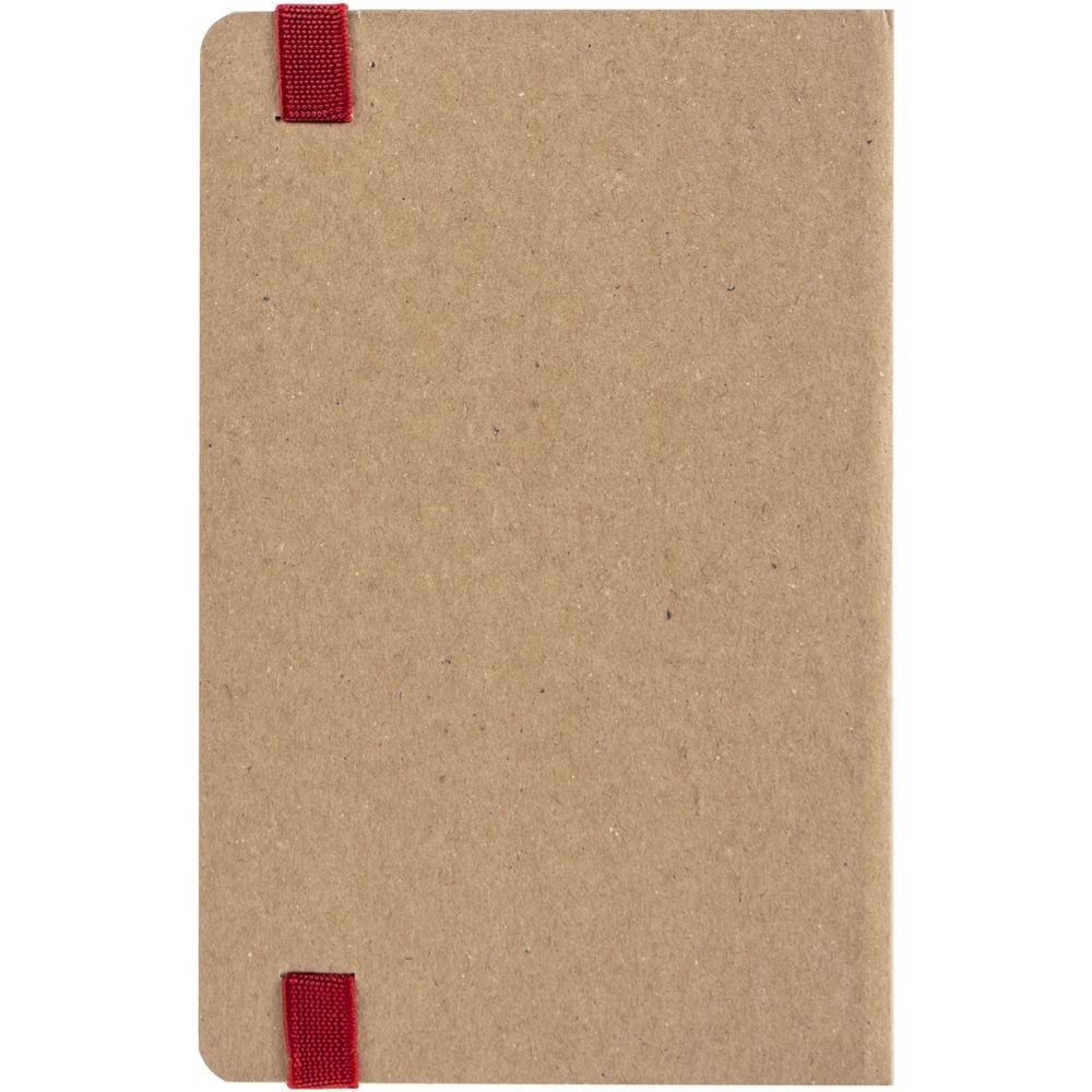 Ежедневник Eco Write Mini, недатированный, с красной резинкой / Миниатюра WWW (1000)