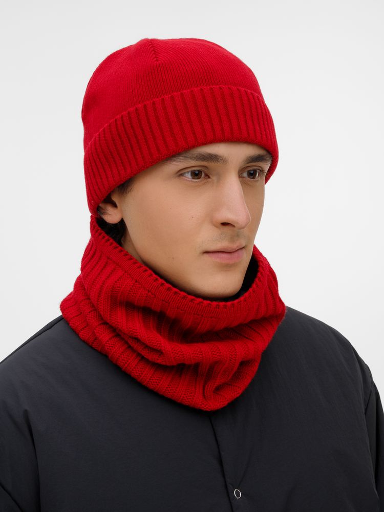 Шапка ComFleece, красная / Миниатюра модельного (1000)