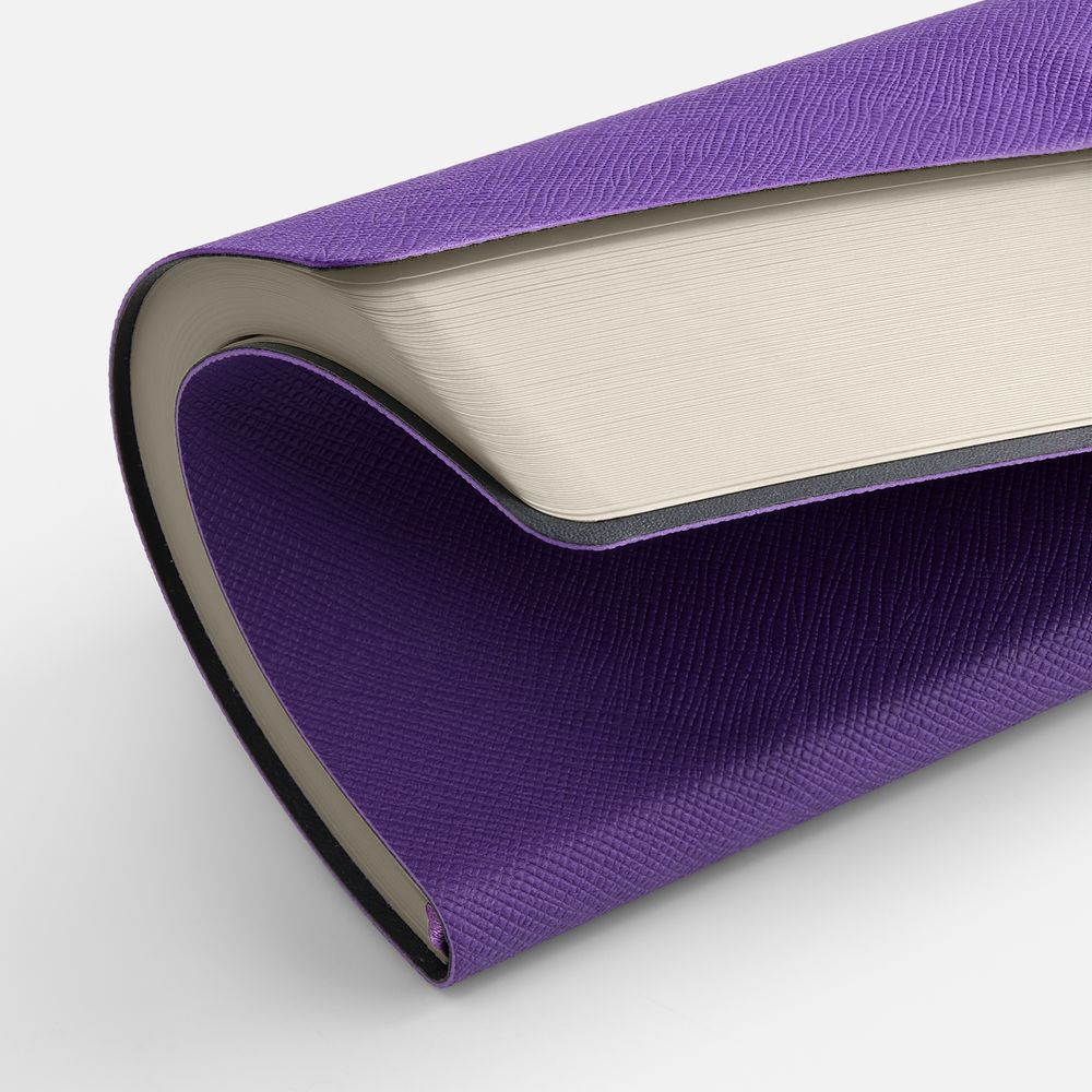 Ежедневник Lungo, недатированный, фиолетовый / Миниатюра WWW (1000)