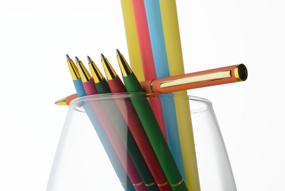 Ручка шариковая Hotel Gold, ver.2, матовая черная / Миниатюра WWW (1000)