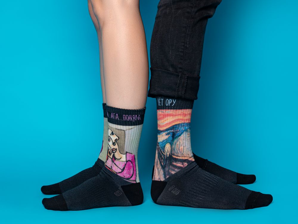 Носки «Ага... Ага... Поняла» / Миниатюра WWW (1000)