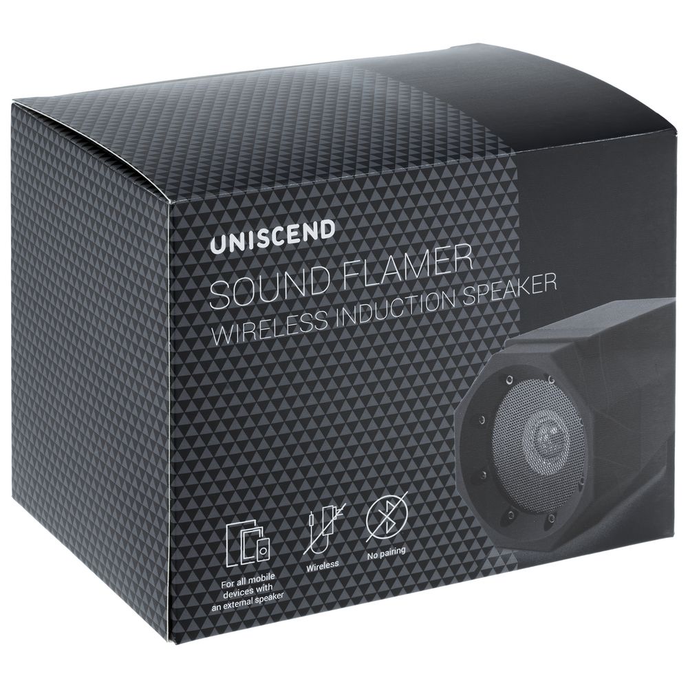 Беспроводная индукционная колонка Uniscend Flamer, черная / Миниатюра WWW (1000)