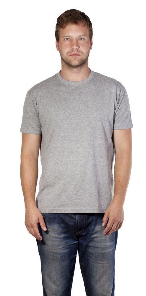 Футболка унисекс T-Bolka 160, серый меланж / Миниатюра WWW (1000)