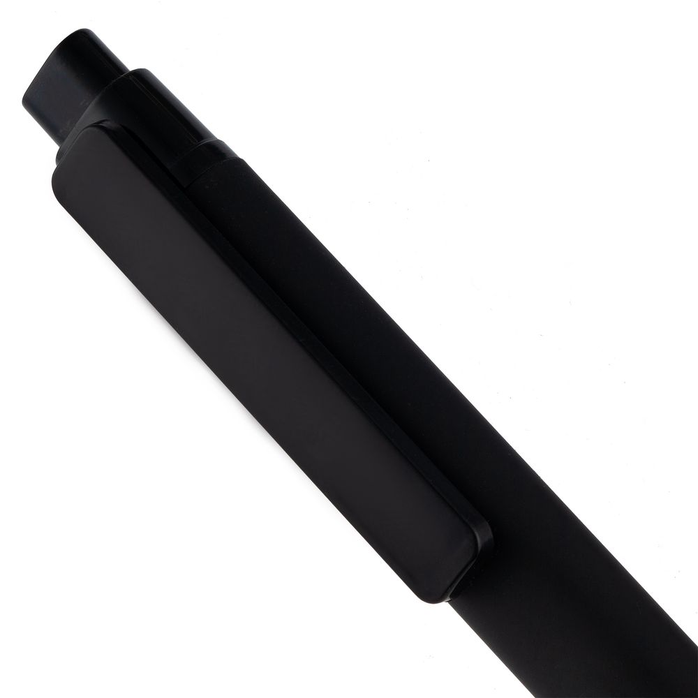 Ручка шариковая Button Up, черная / Миниатюра WWW (1000)