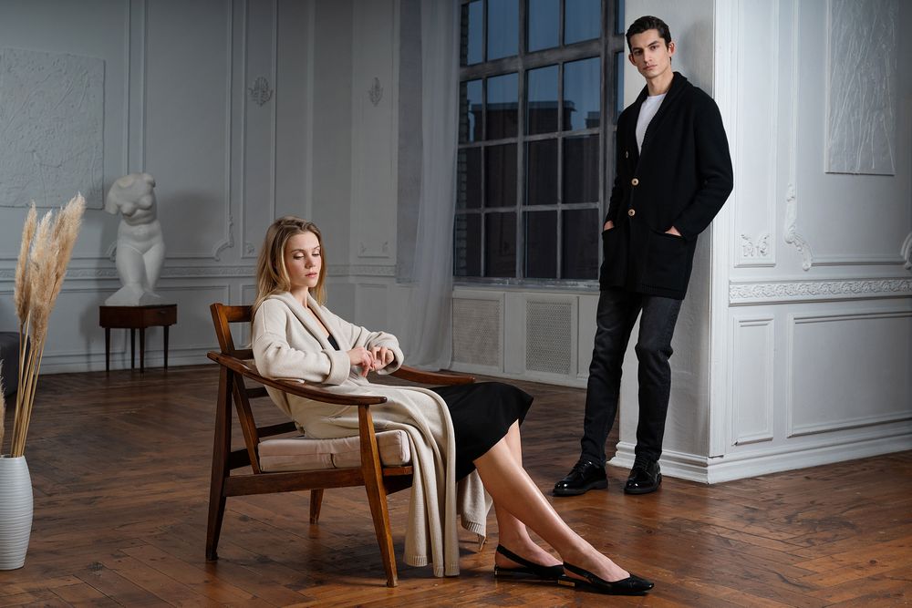 Кардиган мужской с пуговицами Free Flow, синий / Миниатюра WWW (1000)