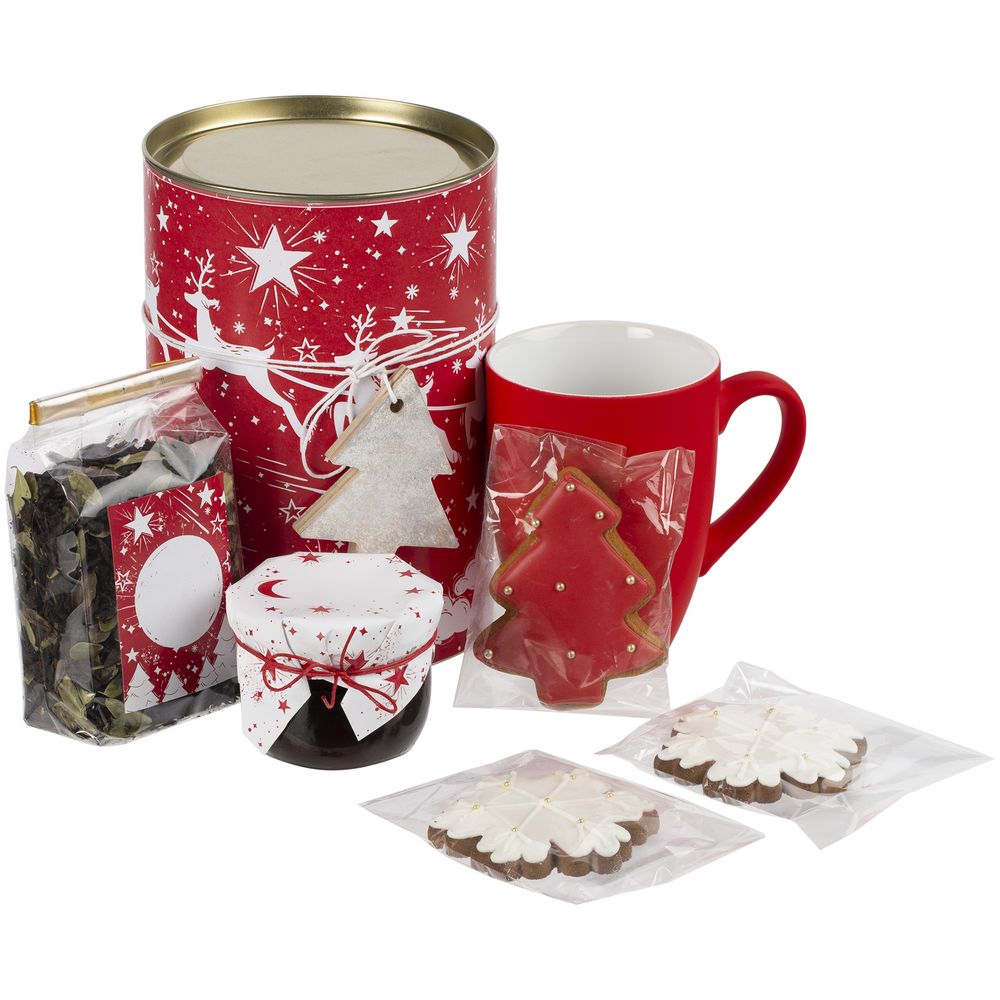 Тубус Holly Jolly, красный / Миниатюра WWW (1000)