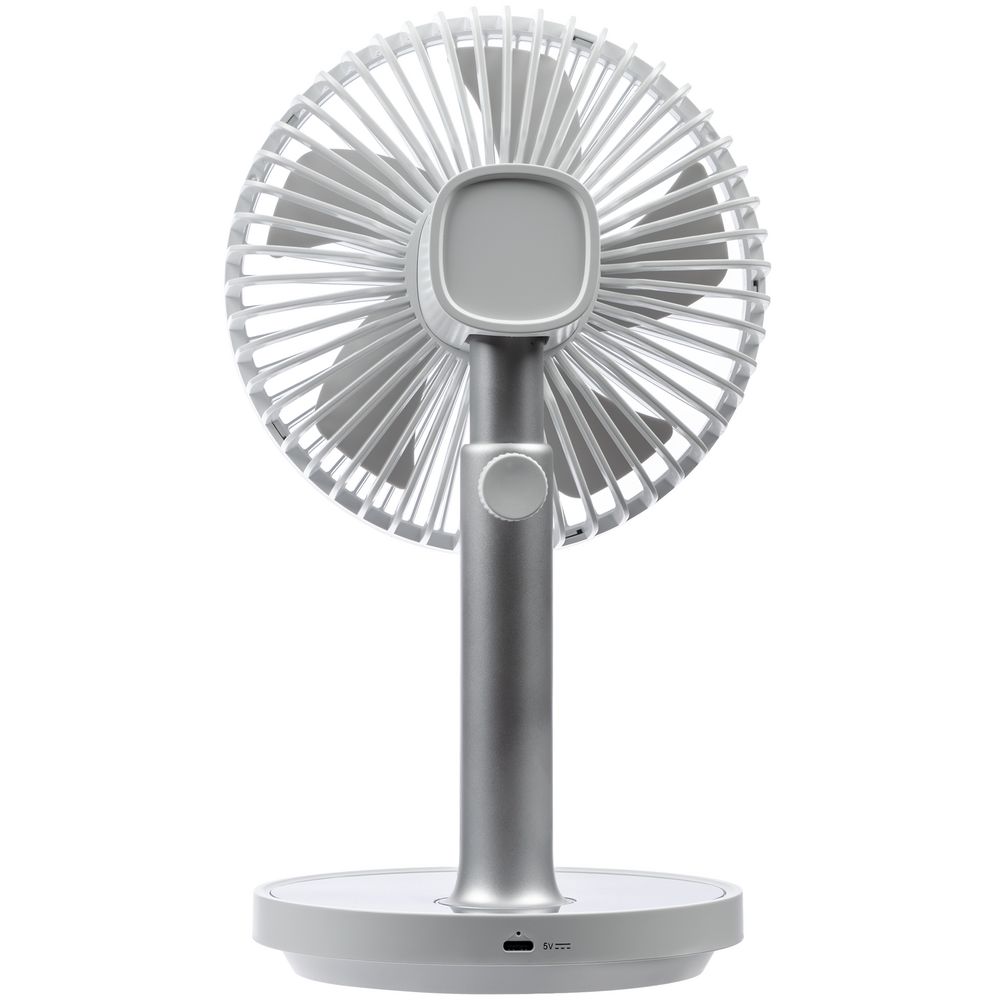 Настольный беспроводной вентилятор с подсветкой inBreeze, белый c серым / Миниатюра WWW (1000)
