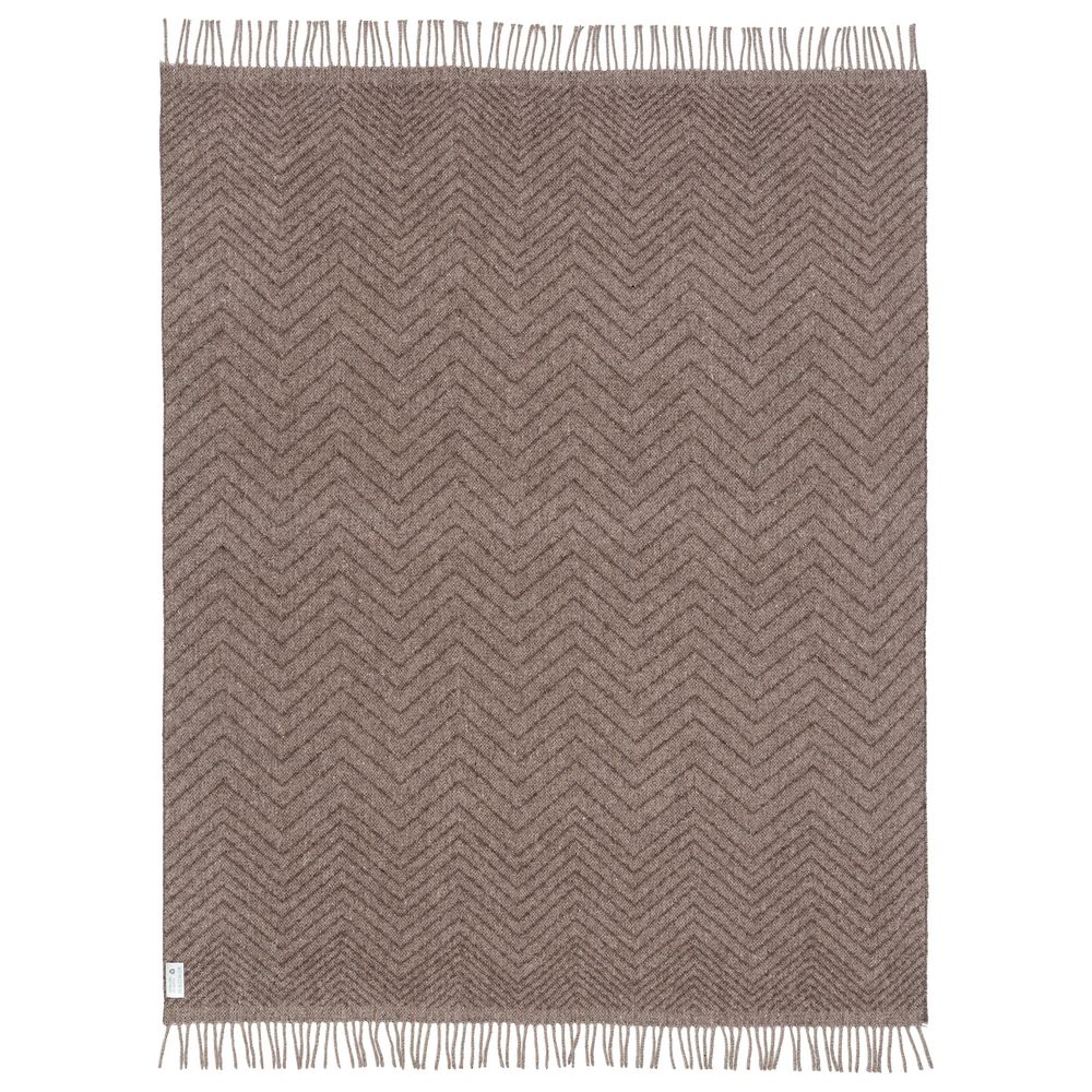 Плед Morena, бежево-коричневый / Миниатюра WWW (1000)