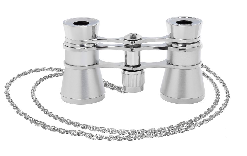 Театральный бинокль Broadway 325B, серебристый / Миниатюра WWW (1000)