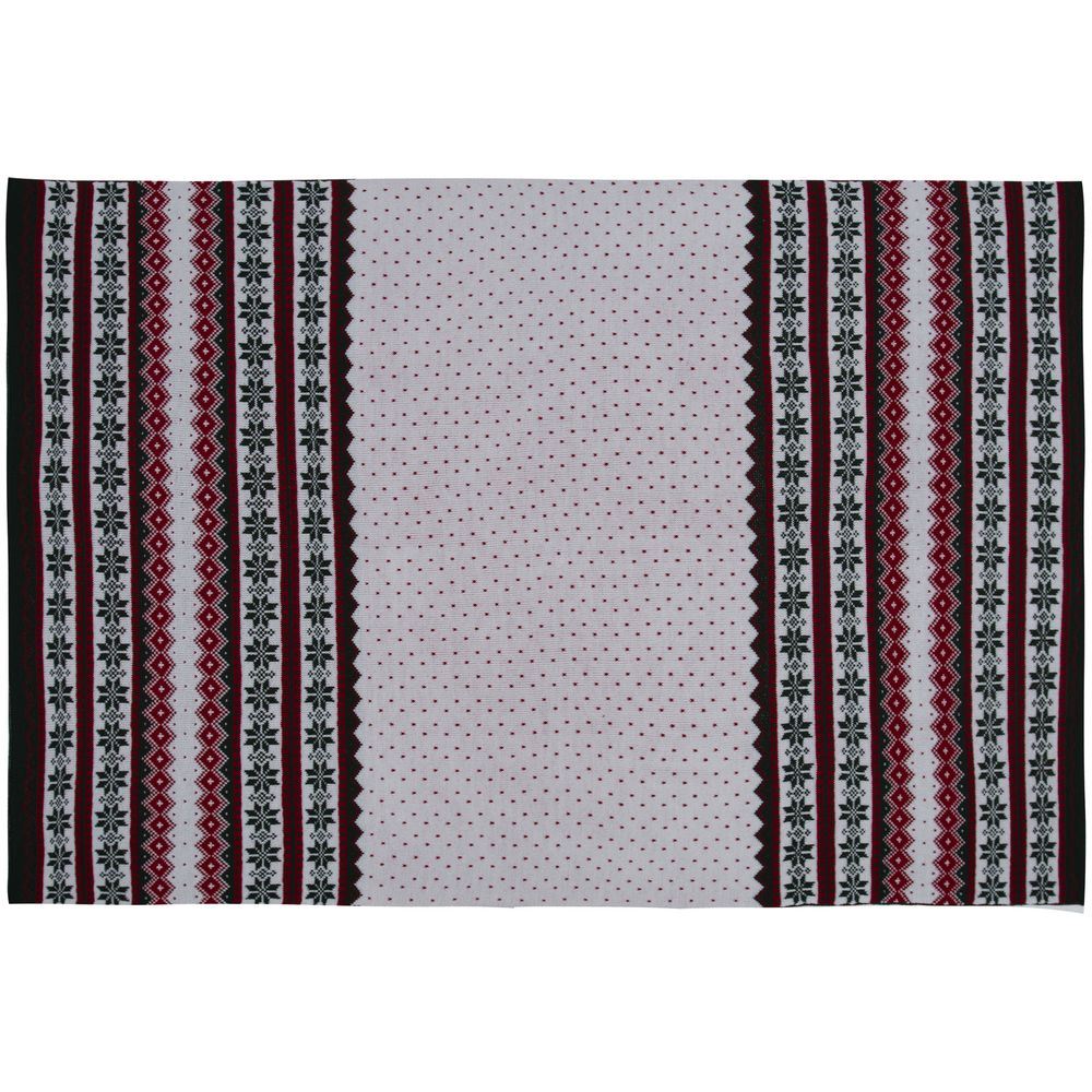 Плед Happy View, зеленый с красным / Миниатюра WWW (1000)