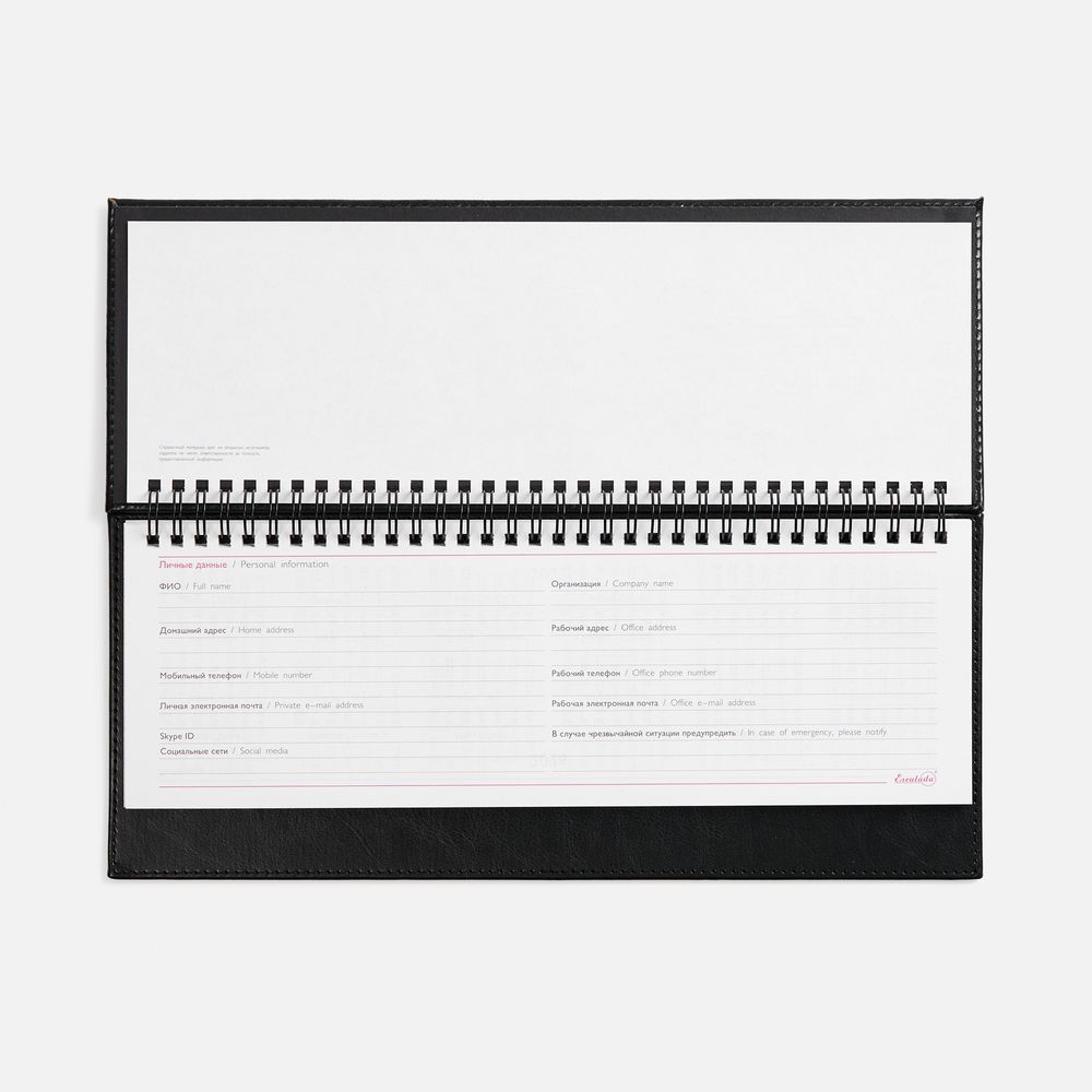 Планинг Faro, датированный, черный / Миниатюра WWW (1000)