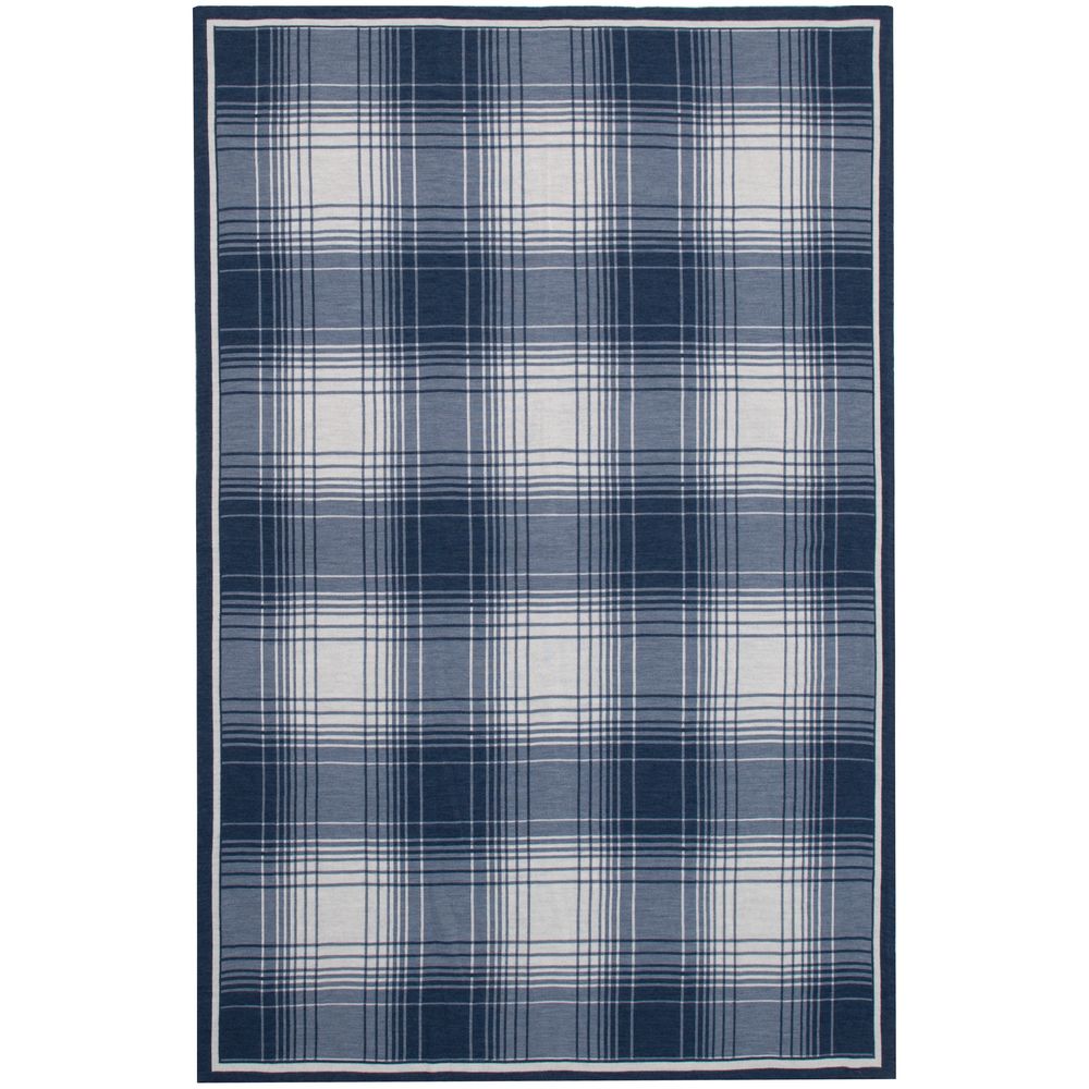 Плед Duotone, синий с белым / Миниатюра WWW (1000)