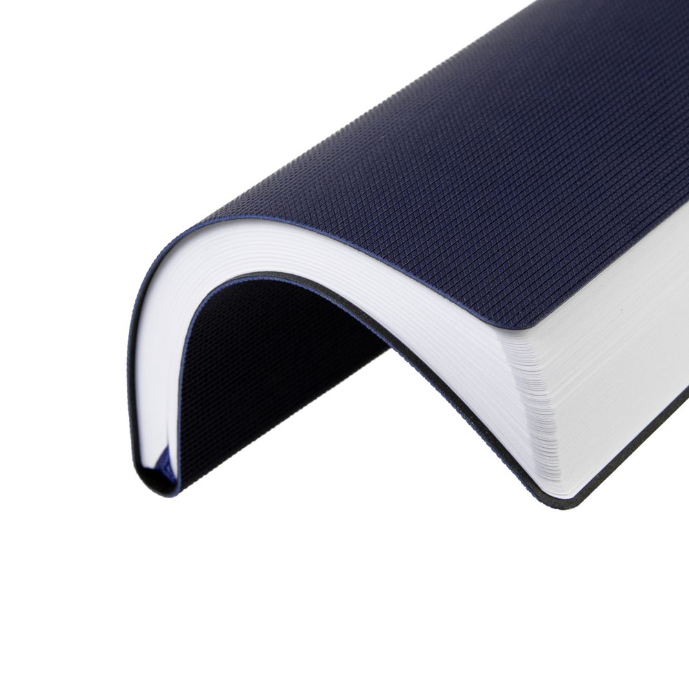 Ежедневник Knit, недатированный, темно-синий / Миниатюра WWW (1000)