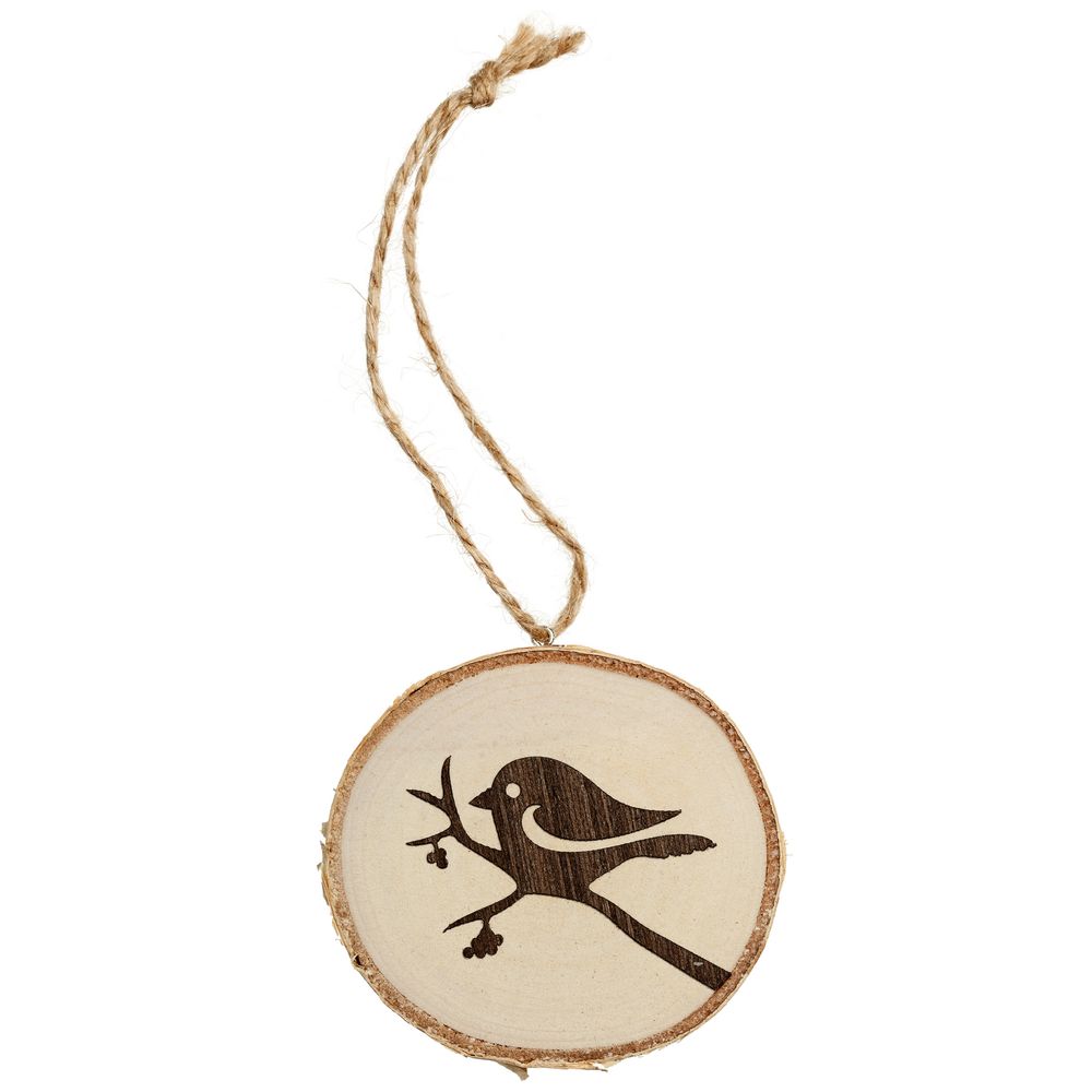 Подвеска Logger, со снегирем / Миниатюра WWW (1000)