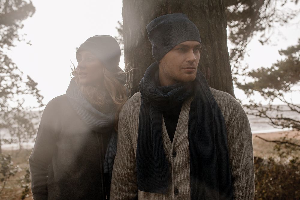 Шарф Windy Rose, синий / Миниатюра WWW (1000)