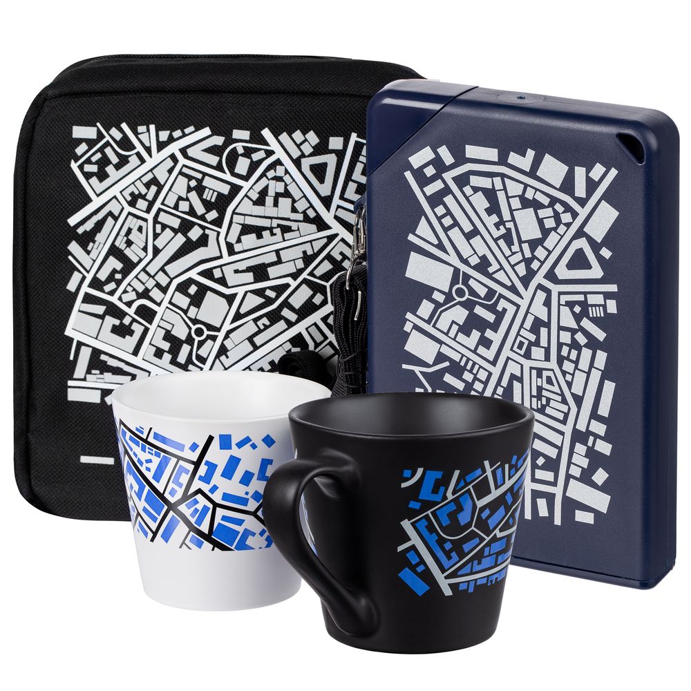 Кружка City, матовая, белая / Миниатюра WWW (1000)