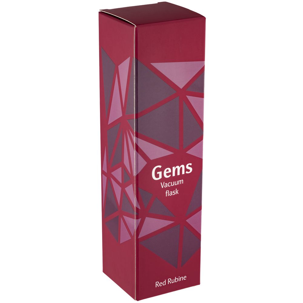 Термос Gems Red Rubine, красный рубин / Миниатюра WWW (1000)