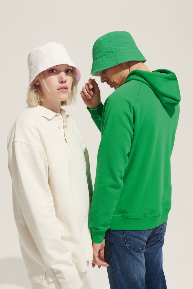 Панама Nylon двусторонняя, молочная с розовым / Миниатюра WWW (1000)