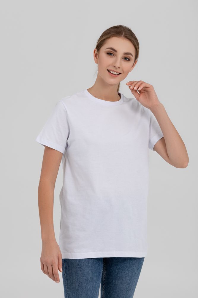 Футболка унисекс T-bolka 160 Original, белая / Миниатюра WWW (1000)