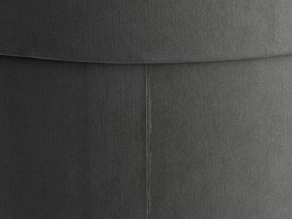 Коробка круглая Hatte, серая, уценка / Миниатюра WWW (1000)