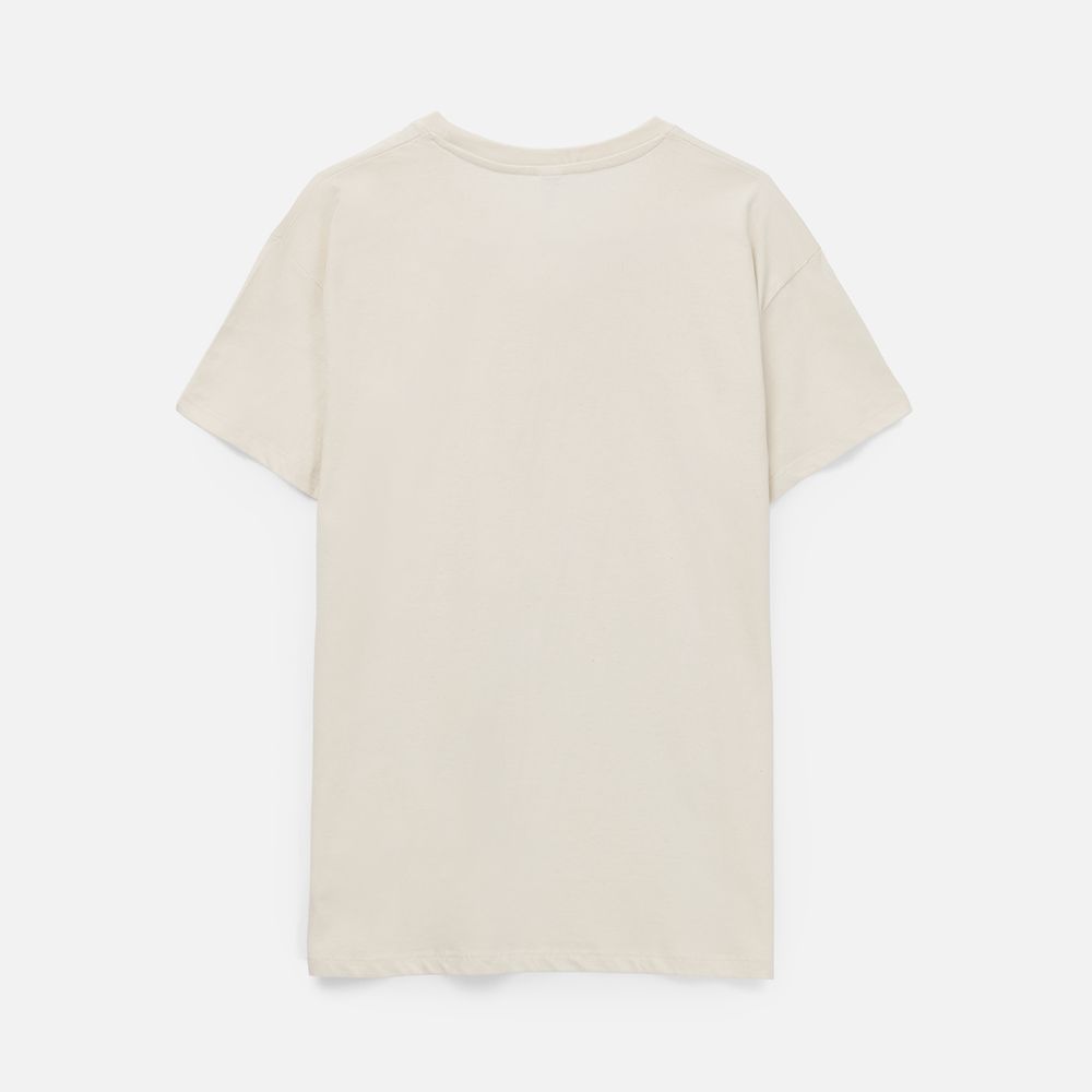 Футболка унисекс Regent 150, светло-бежевая / Миниатюра WWW (1000)