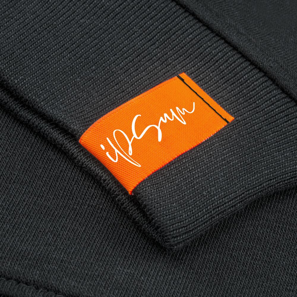 Лейбл тканевый Epsilon, S, оранжевый неон / Миниатюра WWW (1000)