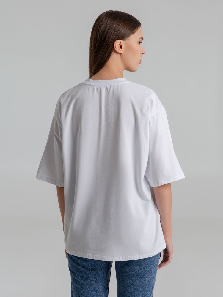 Футболка оверсайз Slope, белая / Миниатюра WWW (1000)