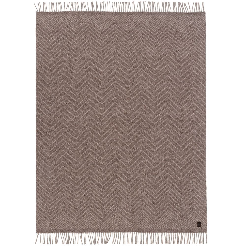 Плед Morena, бежево-коричневый / Миниатюра WWW (1000)