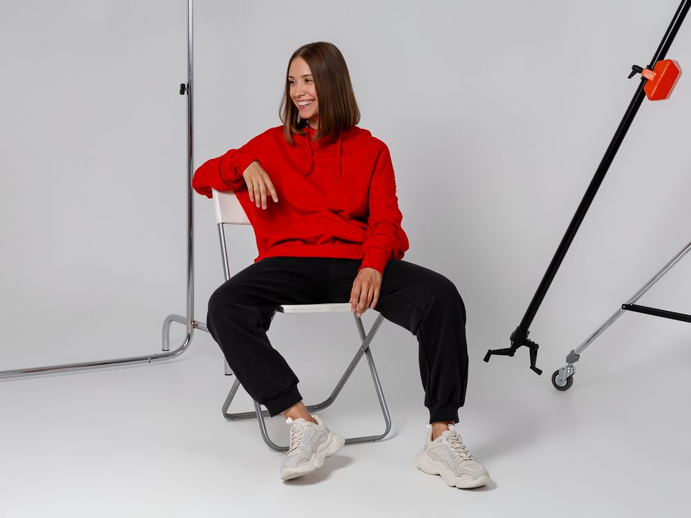 Худи унисекс Vozduh 2.0, красное / Миниатюра WWW (1000)