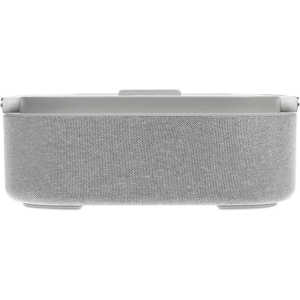 Колонка с часами и беспроводной зарядкой Veske ver.2, серая / Миниатюра WWW (1000)