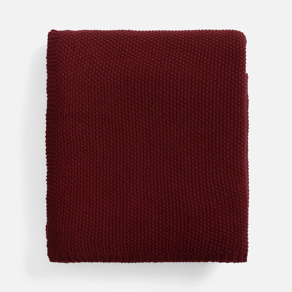 Плед Longview, темно-красный (винный) / Миниатюра WWW (1000)