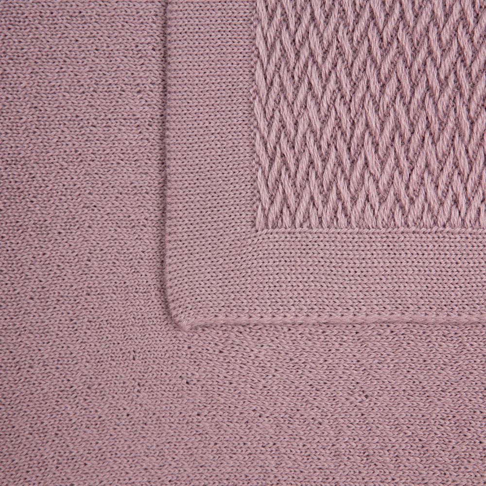 Плед Ornato, розовый (пыльная роза) / Миниатюра WWW (1000)