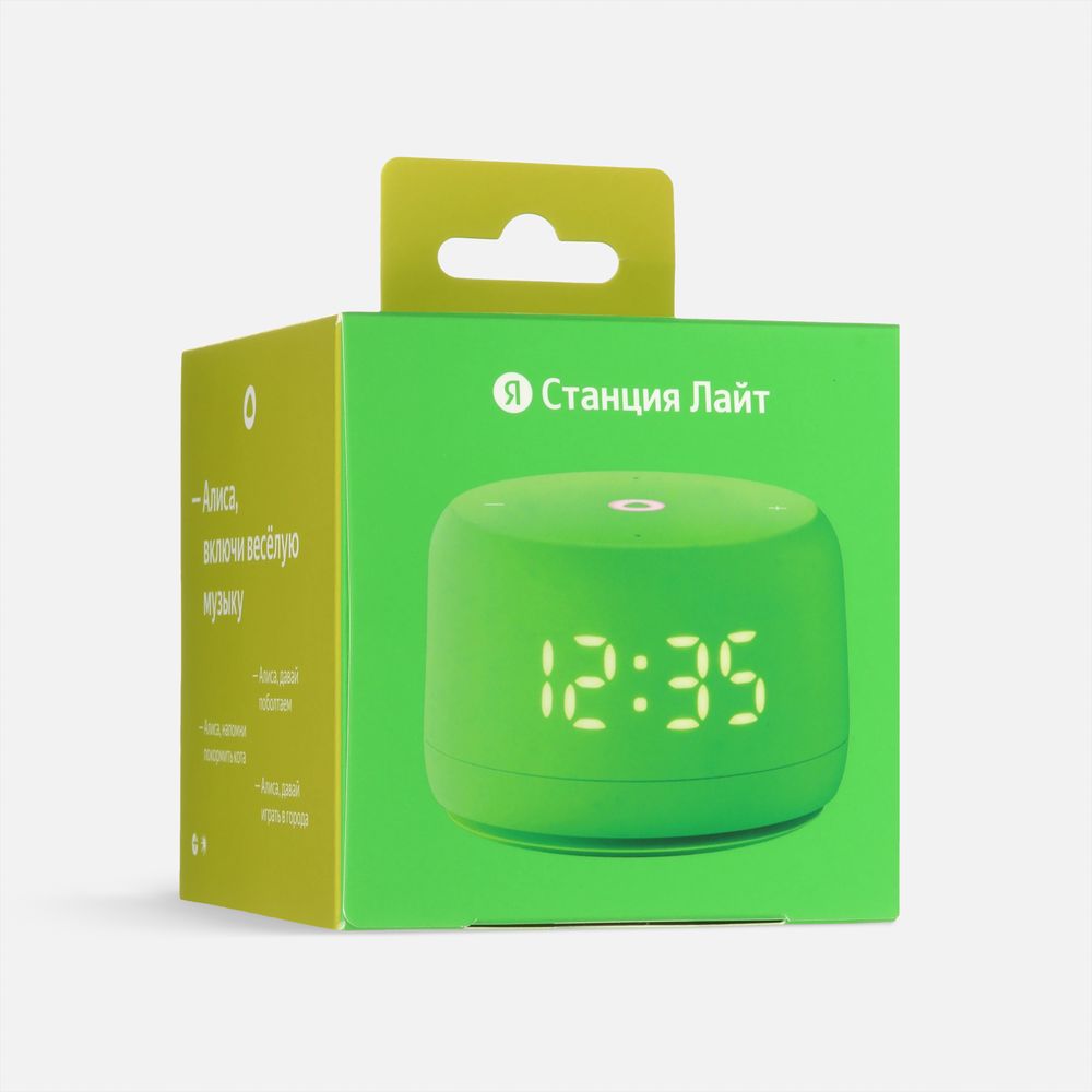 Умная колонка «Яндекс Станция Лайт 2», зеленая / Миниатюра WWW (1000)