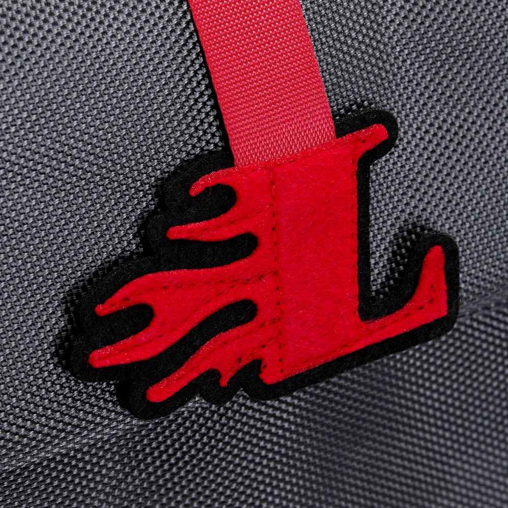 Шеврон из фетра Felt M, красный / Миниатюра нанесения (1000)