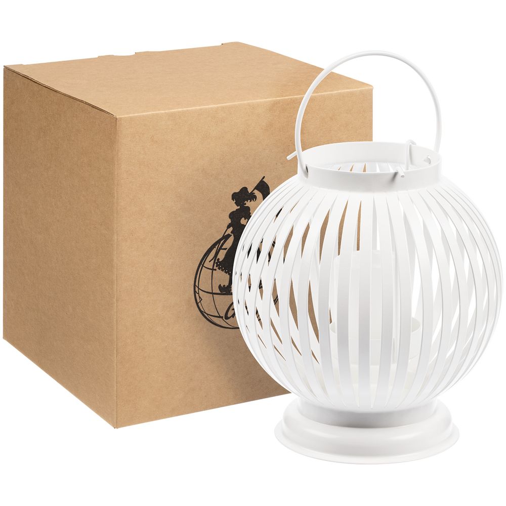 Интерьерный фонарь-подсвечник Villatic, средний, белый / Миниатюра WWW (1000)