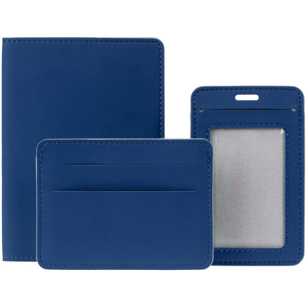 Чехол для карточек Shall Simple, синий / Миниатюра WWW (1000)