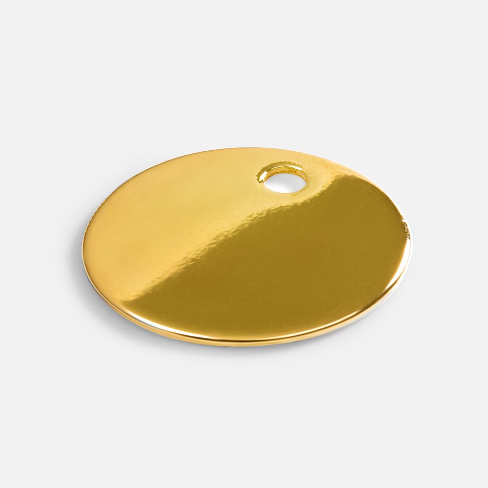 Шильдик металлический Alfa Sirkel, золотистый глянцевый / Миниатюра WWW (1000)