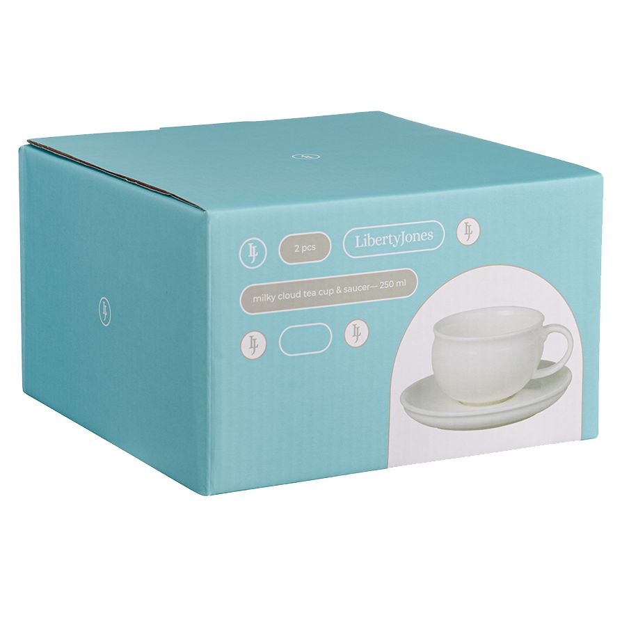 Набор из 2 чайных пар Milky Cloud / Миниатюра WWW (1000)