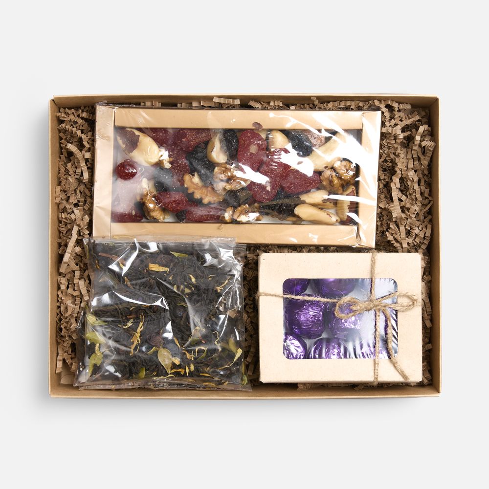 Набор Quality Time, грильяж с черемухой / Миниатюра WWW (1000)