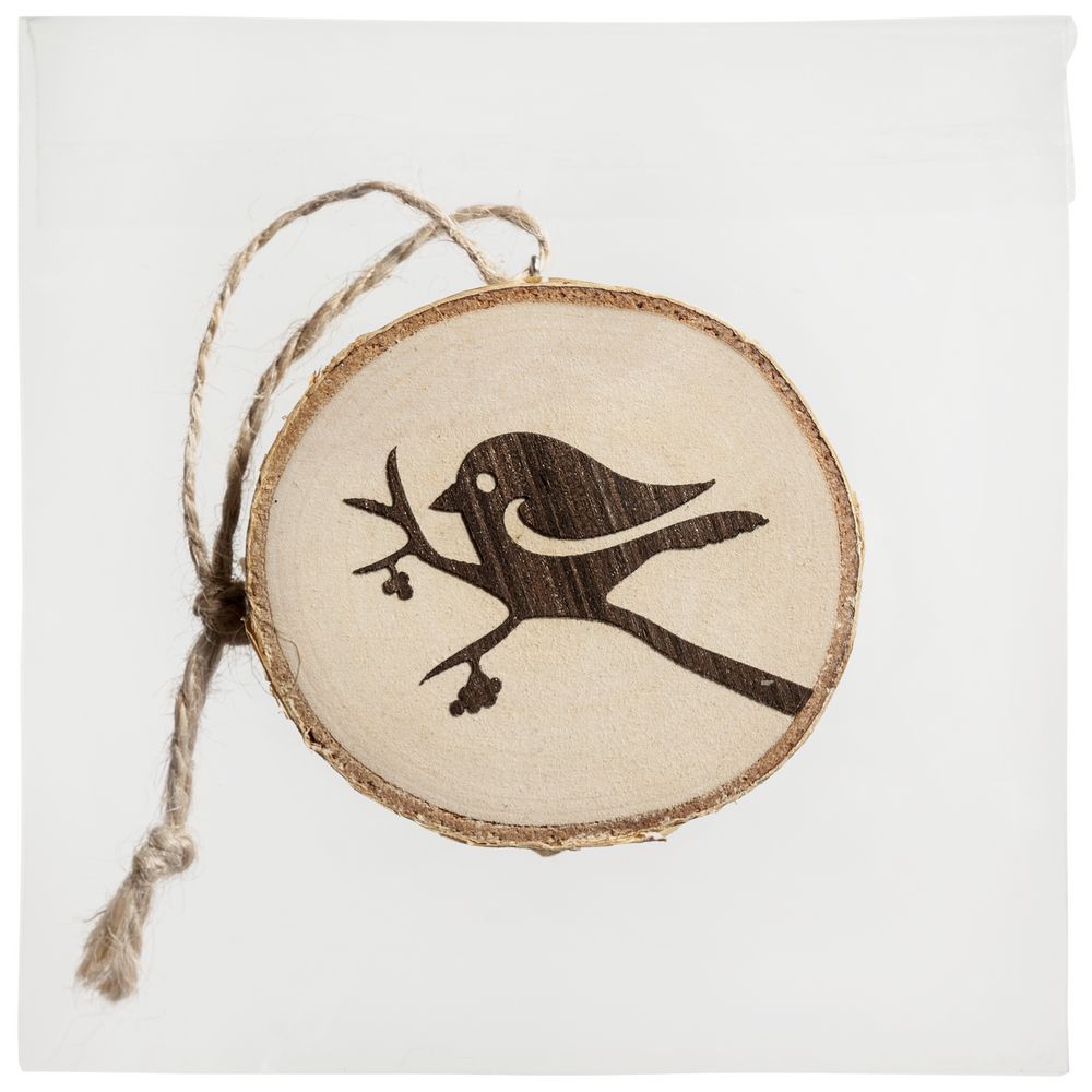 Подвеска Logger, со снегирем / Миниатюра WWW (1000)