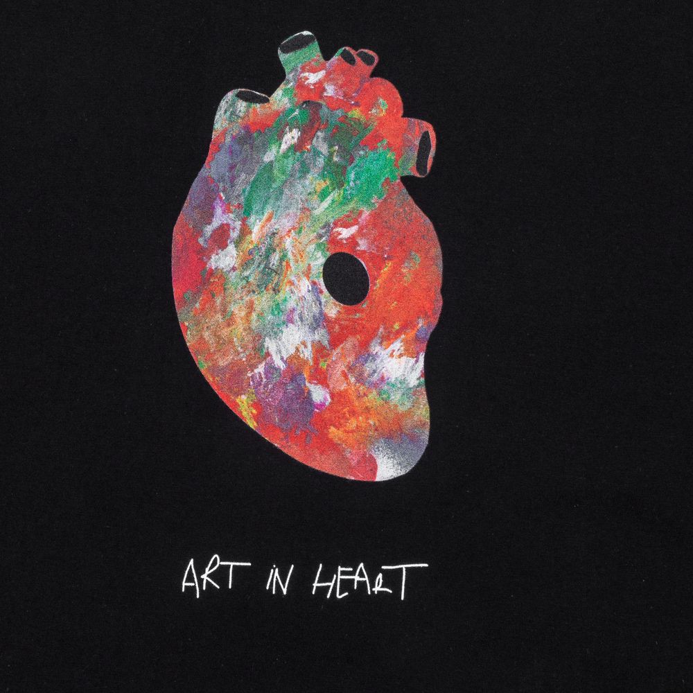 Футболка Art In Heart, черная / Миниатюра WWW (1000)