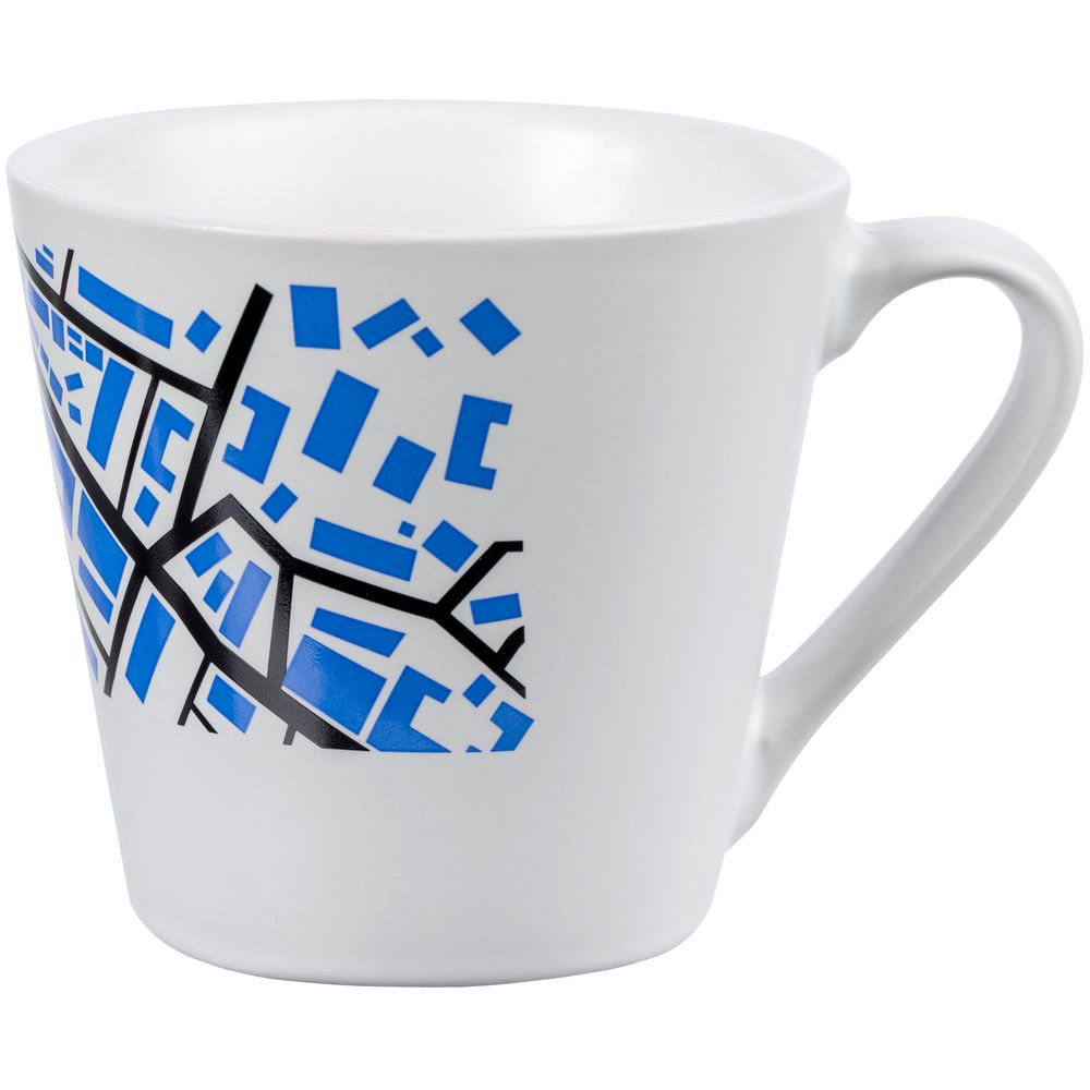 Кружка City, матовая, белая / Миниатюра WWW (1000)